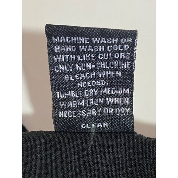 Scott Taylor Petite Fit & Flare Black Skirt Knotted Cord Belt Woman’s 12 NWT - Picture 7 of 10